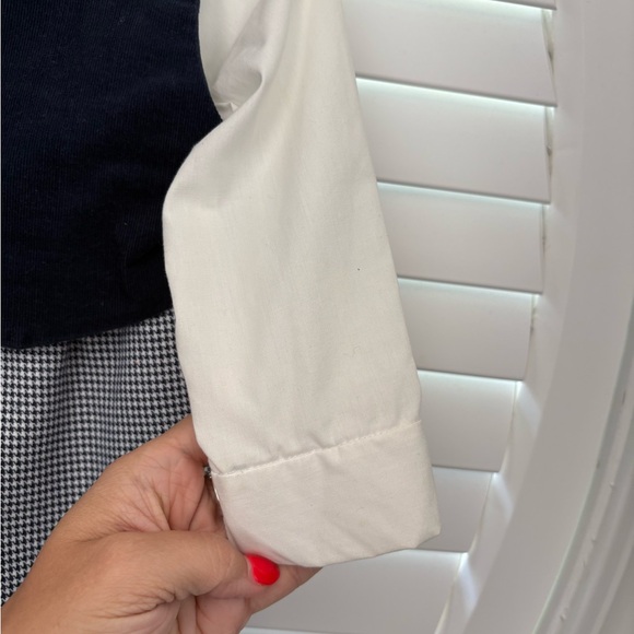 Vintage Rici navy and White collared 24 mo outfit with corduroy Vest - Picture 6 of 10